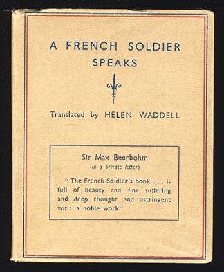 A French Soldier Speaks