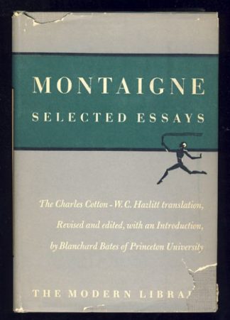 Montaigne: Selected Essays