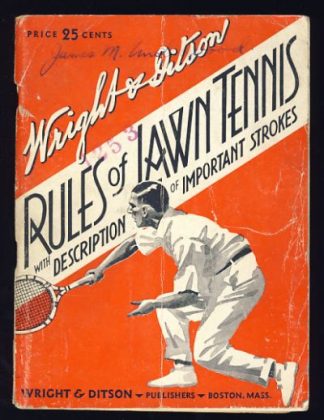 Rules of Lawn Tennis: With Description of Important Strokes