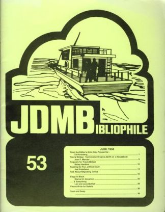 The JDM Bibliophile #53 [John D. MacDonald]