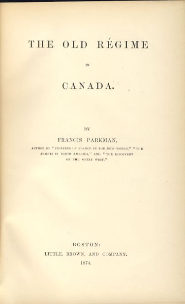 The Old Regime in Canada - Image 2