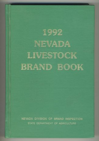 Official Livestock Brand Book [1992 Nevada Brand Book]